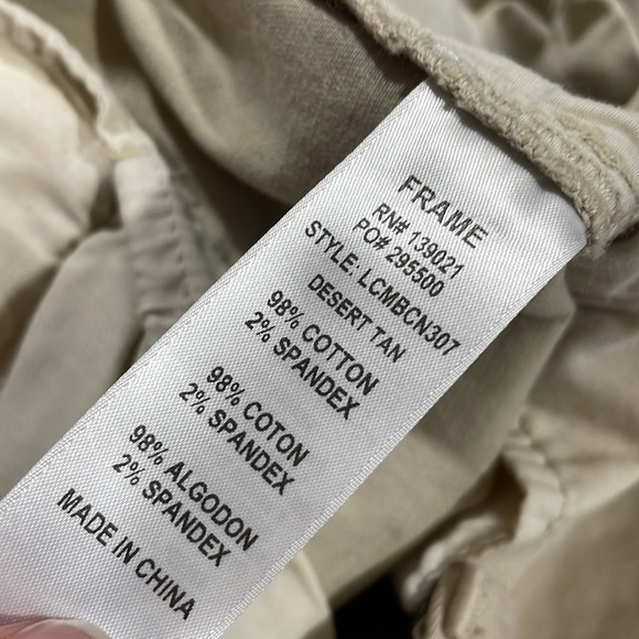 Frame Le Crop mini boot khaki pants - Picture 8 of 12